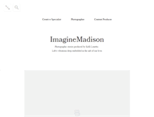 Tablet Screenshot of imaginemadison.com